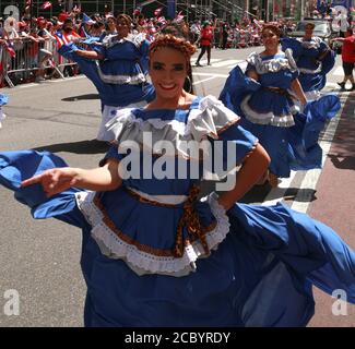 New York Städte jährliche Puerto Rican Day Parade auf 5th ave. Manhattan. Stockfoto