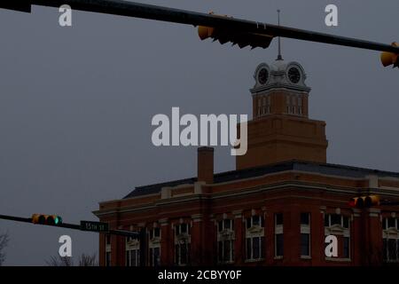 Randal County State Historical Site Court House, Canyon, Texas. Stockfoto