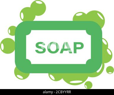 SOAP Symbol Design Vorlage Vektor isolierte Illustration Stock Vektor