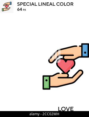 Love Special Lineal Farbe Vektor-Symbol. Liebe Ikonen für Ihr Business-Projekt Stock Vektor