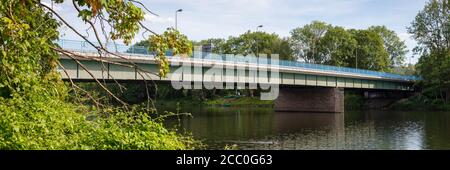 Brücke über das Ruhrgebiet, Bundesstraße B 54, Herdecke, Ruhrgebiet, Nordrhein-Westfalen, Deutschland, Europa Stockfoto