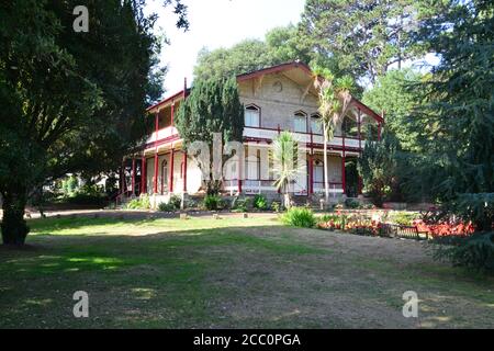 Ein alter Bandstand in Shanklin auf der Isle of Wight Stockfoto