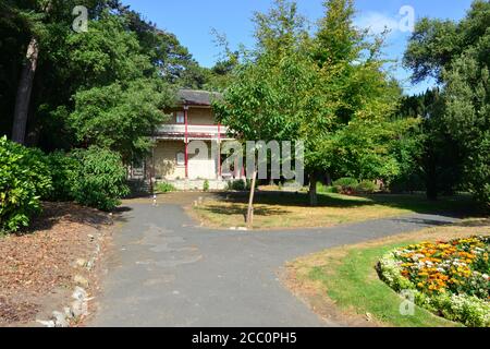 Ein alter Bandstand in Shanklin auf der Isle of Wight Stockfoto