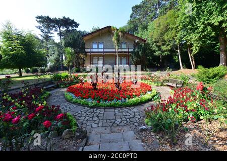 Ein alter Bandstand in Shanklin auf der Isle of Wight Stockfoto