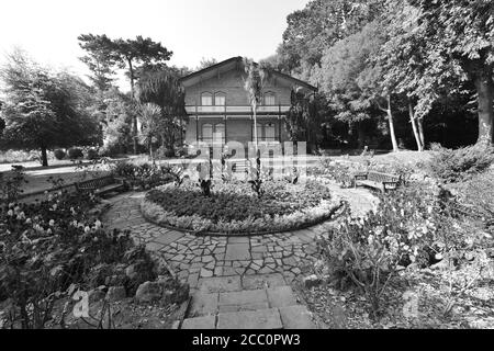 Ein alter Bandstand in Shanklin auf der Isle of Wight Stockfoto