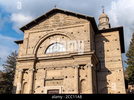 Pfarrkirche Santa Maria degli Angeli im Dorf Rasa, Bruchteil der Gemeinde Varese in der Lombardei, Italien Stockfoto