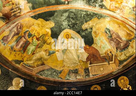 Türkei, Istanbul, byzantinische Heilig-Erlöser-Kirche in Chora, Anastasis (UNESCO-Weltkulturerbe) Stockfoto