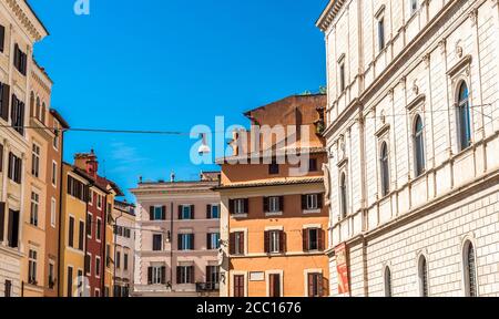 Italien, Rom, Viertel Campo dei Fiori, Palazzo della Cancelleria (Vatikanische Verwaltungsdienste, 15.-16. Jahrhundert, von Andrea Bregno) Stockfoto
