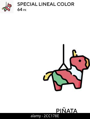 piñata spezielles lineales Farbvektorsymbol. piñata Icons für Ihr Business-Projekt Stock Vektor