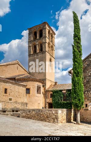Kirche von Pedraza, Kastilien und Leon, Spanien Stockfoto
