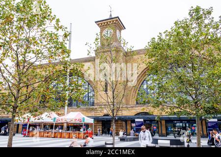 King's Cross Bahnhof, Endstation der East Coast Main Line, London, Großbritannien Stockfoto