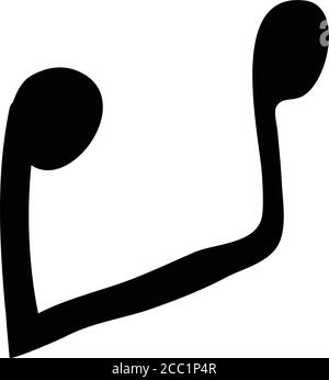 Musik-Noten auf Notenzeilen Stock Vektor