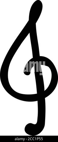 Musik-Noten auf Notenzeilen Stock Vektor