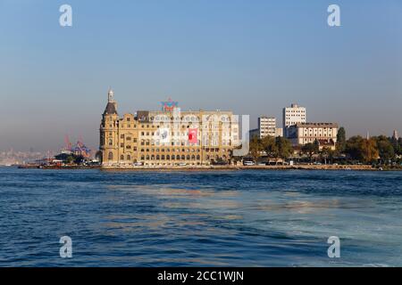 Türkei, Istanbul, Ansicht von Haydarpasa Bahnhof Stockfoto