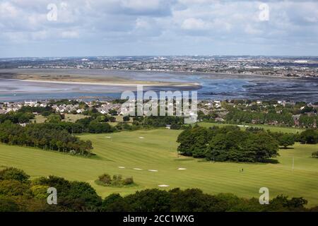 Irland, Leinster, County Fingal, Ansicht der Halbinsel Howth mit Sutton Stockfoto