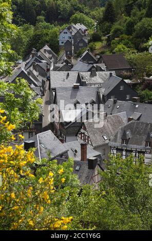 Deutschland, Nordrhein-Westfalen, Blick von Monschau Stockfoto