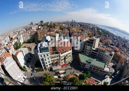 Türkei, Istanbul, Blick vom Galata Tower in Beyoglu Stockfoto