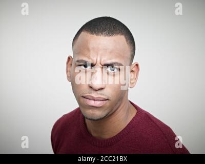 Porträt des jungen Mannes, Nahaufnahme Stockfoto