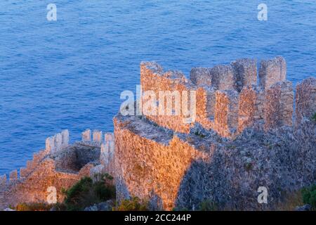 Türkei, Alanya, Ansicht von Alanya Burg Stockfoto