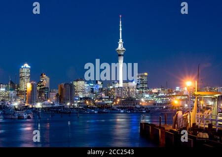 Neuseeland, Auckland, Westhaven Marina Stockfoto