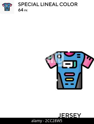 Jersey Special Lineal Farbe Vektor-Symbol. Trikot-Icons für Ihr Business-Projekt Stock Vektor