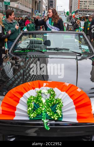 St. Patrick's Day, Parade, Philadelphia, PA, USA Stockfoto