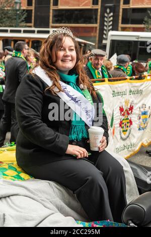 St. Patrick's Day, Parade, Philadelphia, PA, USA Stockfoto