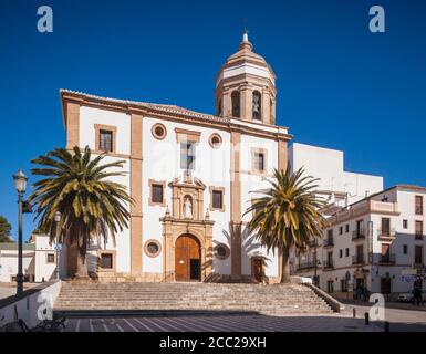 Spanien, Ronda, Ansicht der Iglesia De La Merced Kirche Stockfoto