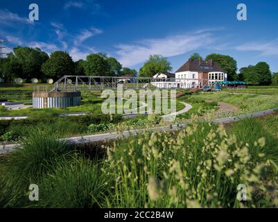 Deutschland, Nordrhein-Westfalen, Bottrop, Blick auf Berner Park Stockfoto