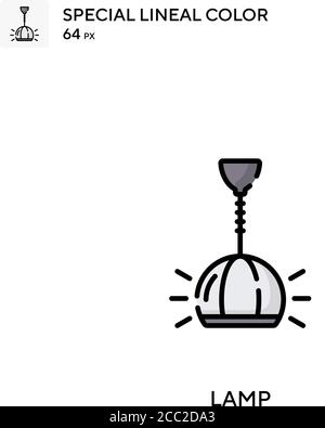 Lamp Special Lineal Farbe Vektor-Symbol. Lampensymbole für Ihr Geschäftsprojekt Stock Vektor