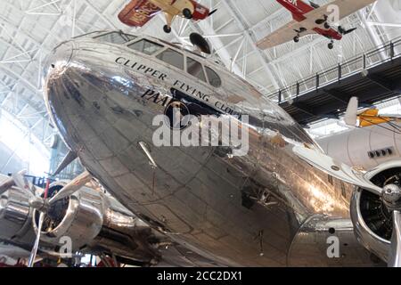 Boeing 307 Stratoliner Clipper Flying Cloud, Unvar-Hazy Center Stockfoto