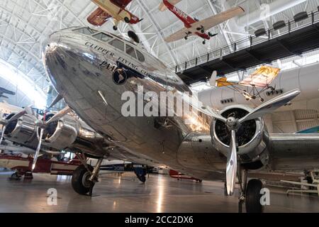 Boeing 307 Stratoliner Clipper Flying Cloud, Unvar-Hazy Center Stockfoto