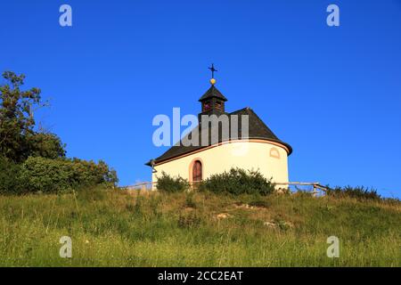 Kleine Kalmit-Kapelle, kleine Kalmit bei Ilbesheim in deutschland Stockfoto