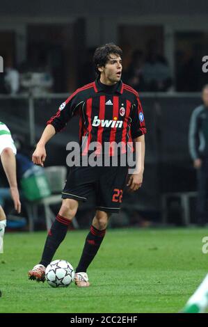 Mailand Italien, 07. März 2007,' SAN SIRO' Stadion, UEFA Champions League 2006/2007 , AC Mailand - FC Celtic : Kaka in Aktion während des Spiels Stockfoto