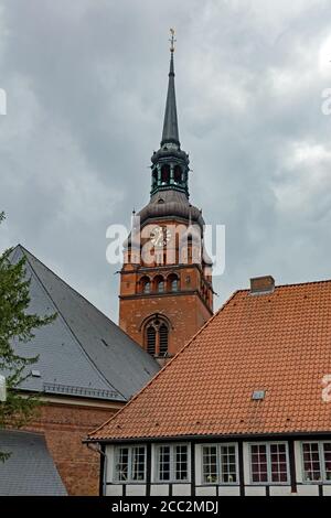 Kirche St. Laurentii, Itzehoe, Schleswig-Holstein, Deutschland Stockfoto