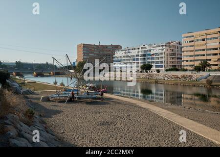 Fuengirola Fluss - Parque Fluvial. Fuengirola, Provinz Málaga, Andalusien, Spanien. Stockfoto