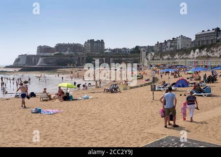 Broadstairs Beach, Kent, Großbritannien Stockfoto