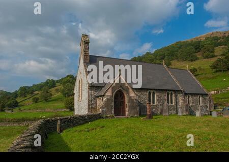 St. Mary's Church in Lonsleddale die Östlichen Fellen von Cumbria Stockfoto