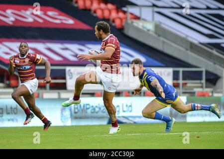 Leroy Cudjoe von Huddersfield Giants Stockfoto