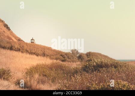Der verlassene Punta Gorda Leuchtturm an der Lost Coast, Kalifornien USA Stockfoto