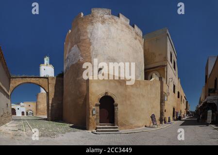 Alte portugiesische Zisterne Gebäude in der historischen Medina von El Jadida, Marokko Stockfoto