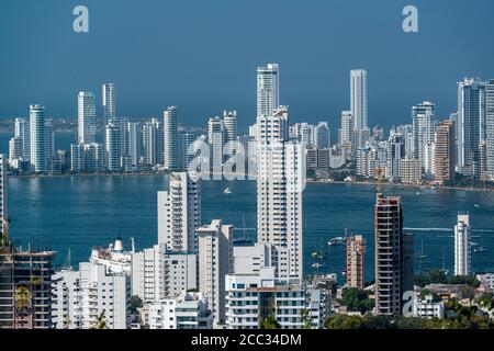 Cartagena das Indias, Bolivar, Kolumbien am 17. Februar 2018. Stockfoto