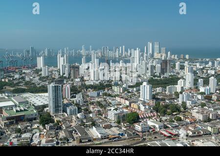 Cartagena das Indias, Bolivar, Kolumbien am 17. Februar 2018. Stockfoto