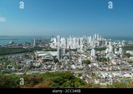 Cartagena das Indias, Bolivar, Kolumbien am 17. Februar 2018. Stockfoto