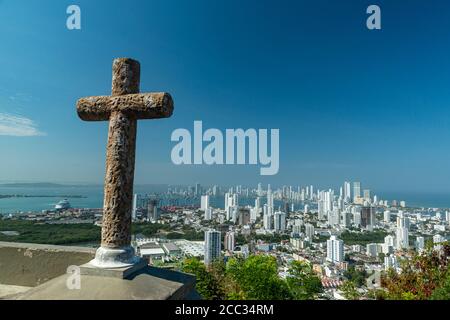 Cartagena das Indias, Bolivar, Kolumbien am 17. Februar 2018. Stockfoto