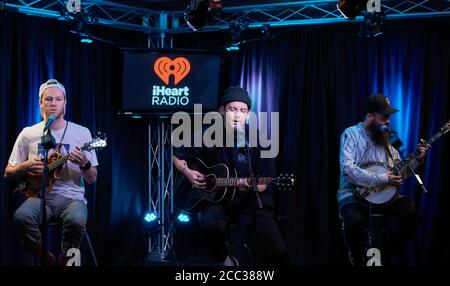 BALA CYNWYD, PA, USA - 08. MAI 2019: Die amerikanische Indie Rock Band Judah & The Lion besuchen Radio 104.5's Performance Theatre. Stockfoto