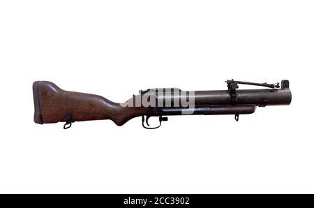 Die M79 Granatwerfer isoliert auf weißem Hintergrund Stockfoto