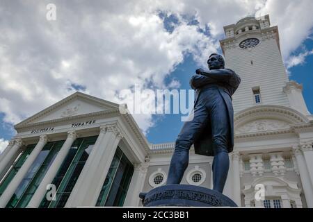 Thomas Stamford Bingley Raffles, Singapur Stockfoto