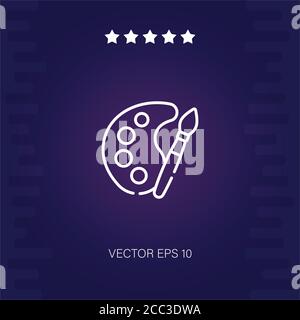 Künstler Vektor-Symbol moderne Illustration Stock Vektor