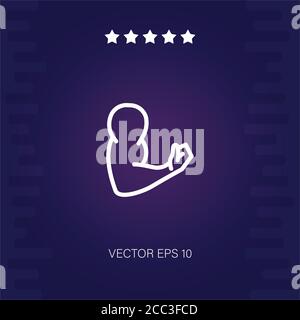 Arm Vektor Symbol moderne Illustration Stock Vektor